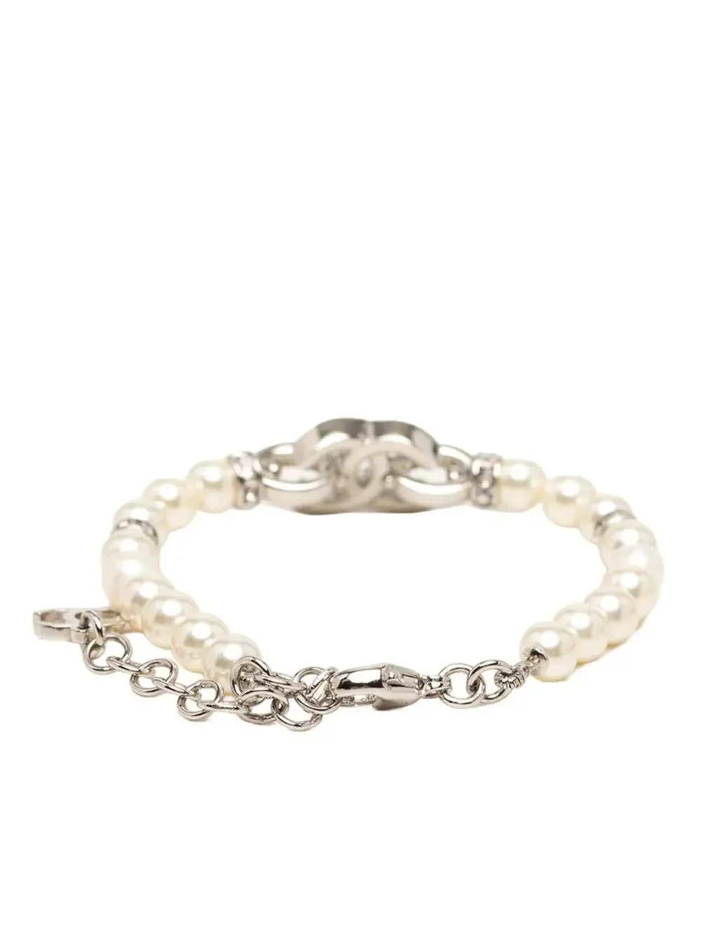 Chanel Cc Logo Bracelet Metal #357634C12B